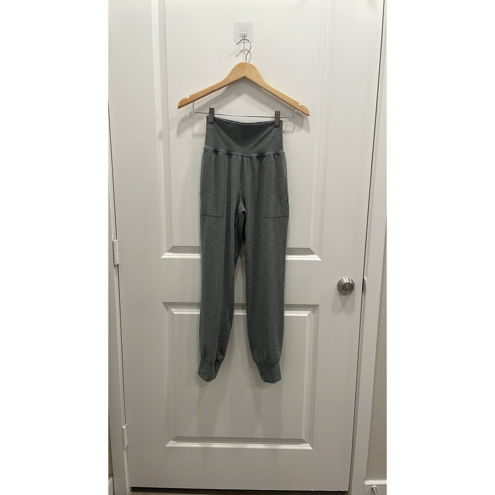 Athleta Salutation Jogger Pants Womens XXS Gray High Rise Powervita Yoga Lounge